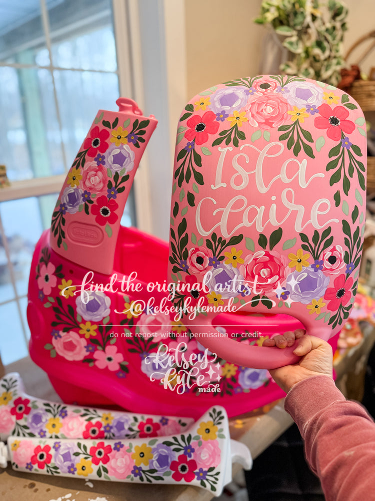 Custom Hand-painted Cozy Coupe Car
