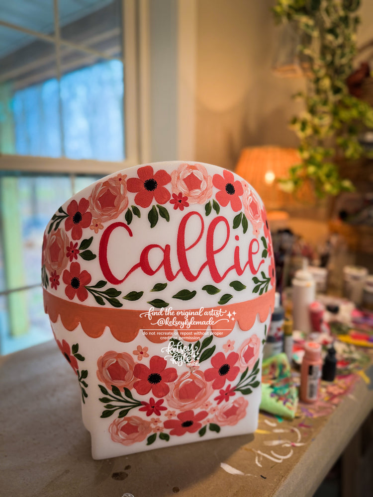 Custom Hand-painted baby doll carriage