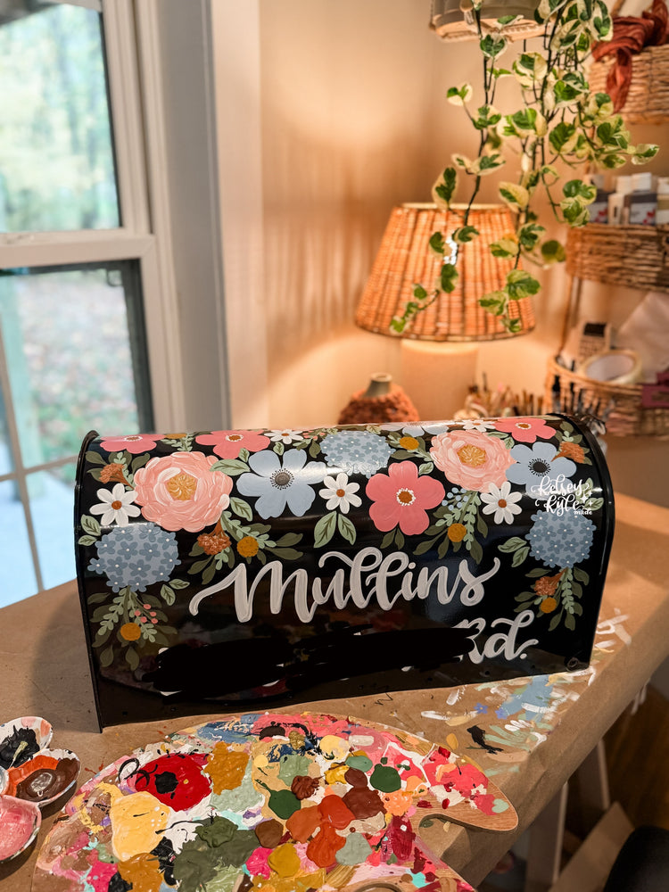 CUSTOM hand painted Mailbox - *MAY 2026*