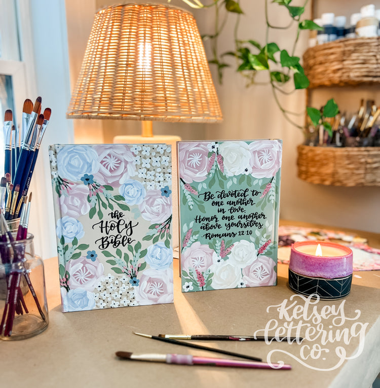 Handpainted Bible