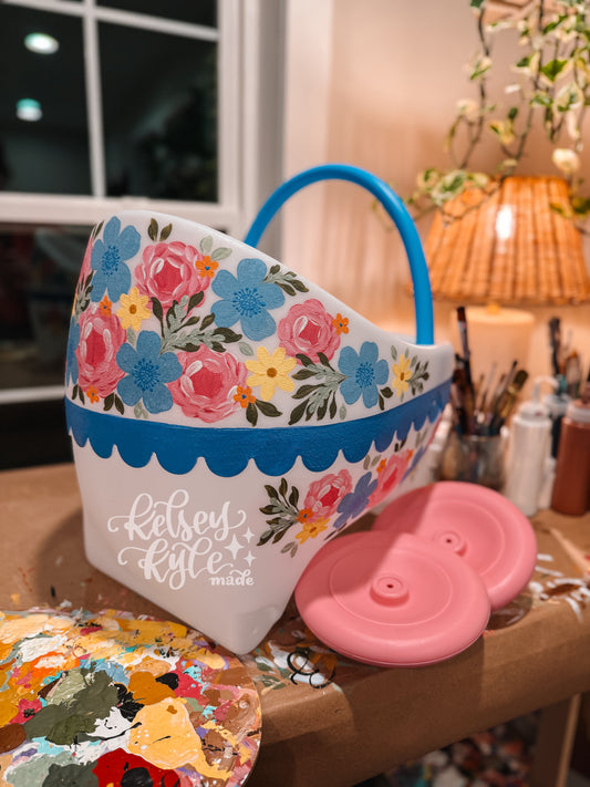 Custom Hand-painted baby doll carriage