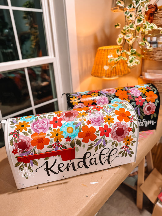 CUSTOM hand painted Mailbox - *JUNE 2026*