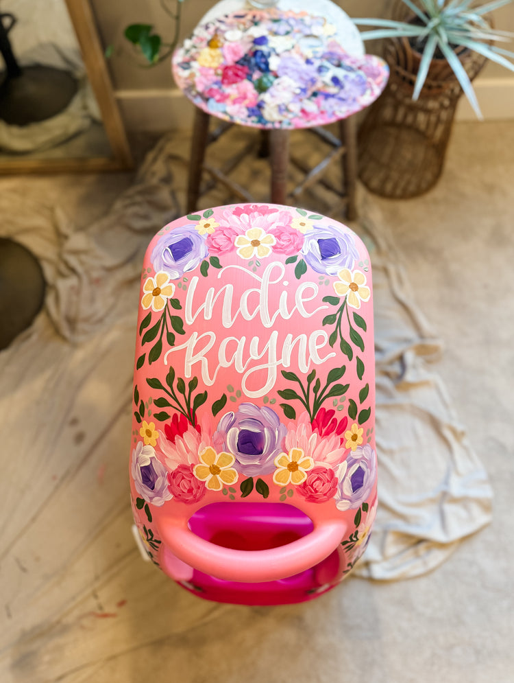 Custom Hand-painted Cozy Coupe Car