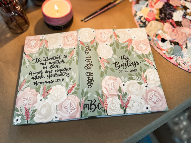 Handpainted Bible