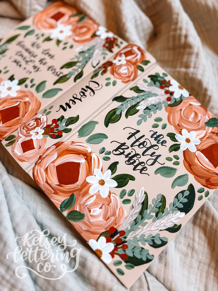Handpainted Bible
