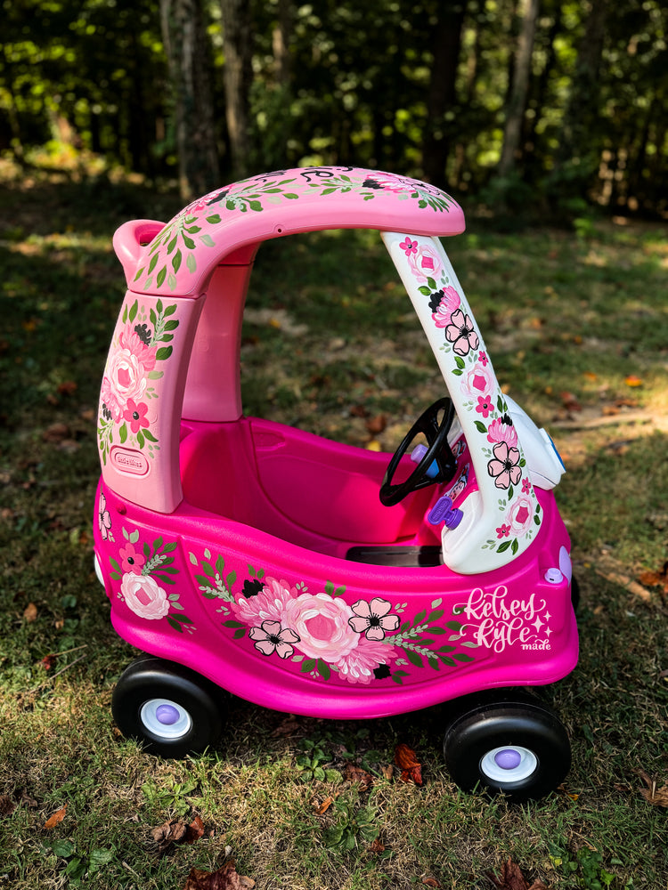 Custom Hand-painted Cozy Coupe Car