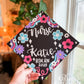 Hand painted, Hand Lettered Custom Graduation cap TOPPER