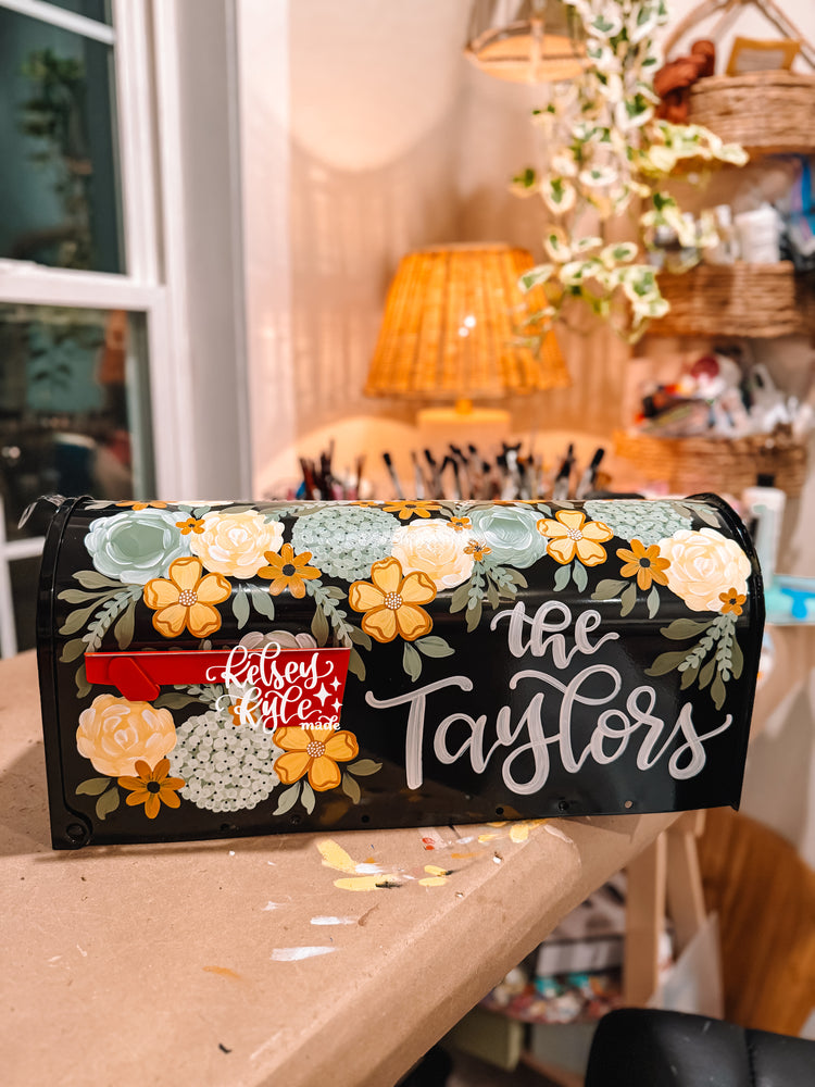 CUSTOM hand painted Mailbox - *AUGUST 2026*