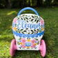 Custom Hand-painted baby doll carriage