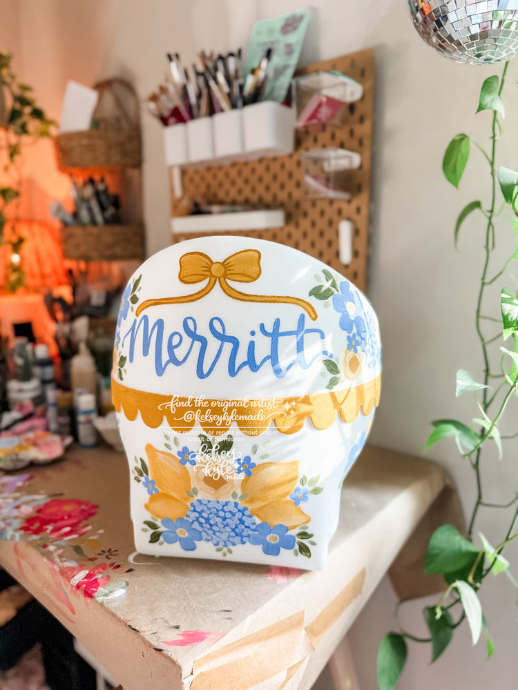 Custom Hand-painted baby doll carriage