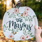 Custom Pumpkin Hanging Sign