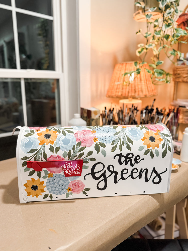 CUSTOM hand painted Mailbox - *AUGUST 2026*