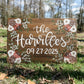 THICK Frameless Hand-Painted Wooden Sign with hook(s)