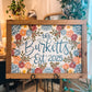 Hand-Painted Wooden Sign