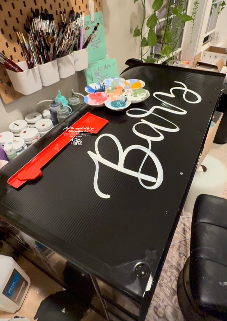Custom Hand Lettered Mailbox *LETTERING ONLY*