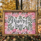 Hand-Painted Wooden Sign